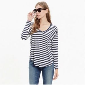 Madewell Anthem Long-Sleeve V-Neck Tee